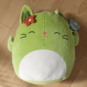 16" Squishmallows Ms. Miss Green Cactus Cat Plush Stuffed Animal Toy NWT